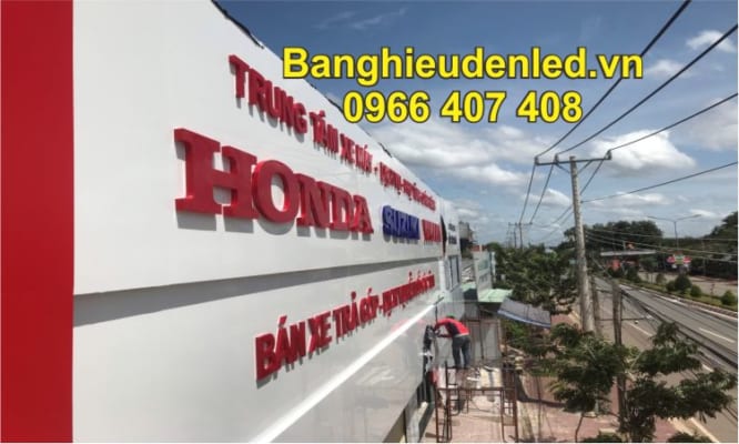 thi công bảng hiệu nhôm alu giá rẻ
