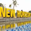 Chữ Nổi Hút Nổi Inox Có Đèn NEW HORIZON CITY