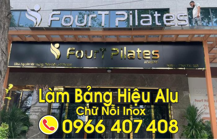 giá bảng hiệu alu chữ nổi inox - Liên hệ: 0966.407.408 giá bảng hiệu alu chữ nổi inox