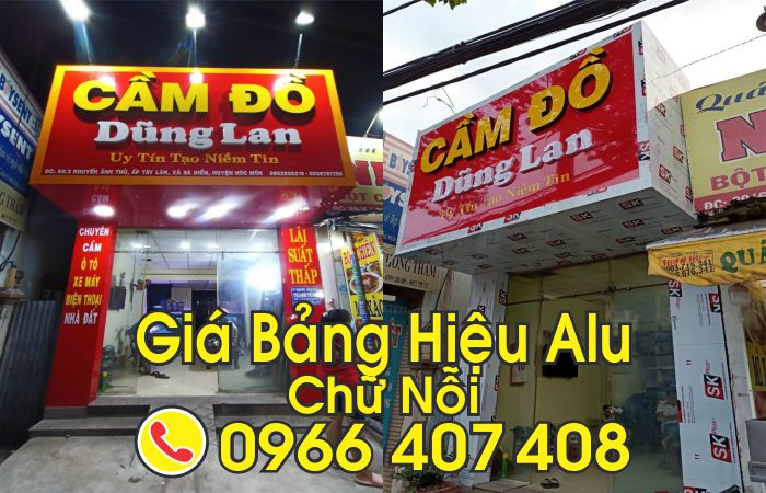 giá bảng hiệu alu chữ nổi tốt nhất - Liên hệ: 0966.407.408 giá bảng hiệu alu chữ nổi tốt nhất