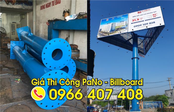 giá pano, billboard ngoài trời - thi công trọn gói bảng quảng cáo ngoài trời