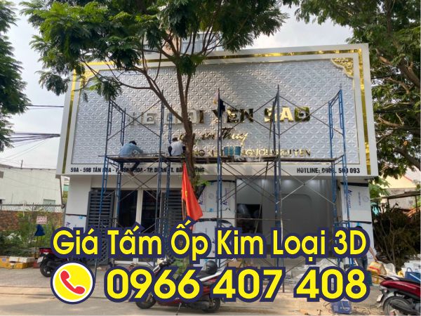 giá tấm ốp kim loại 3d