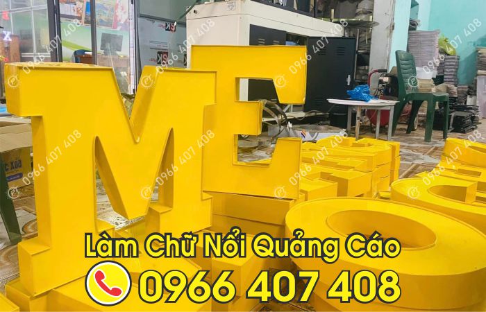 làm chữ nổi giá rẻ Trọn Gói, Liên Hệ: 0966.407.408 làm chữ nổi giá rẻ trọn gói