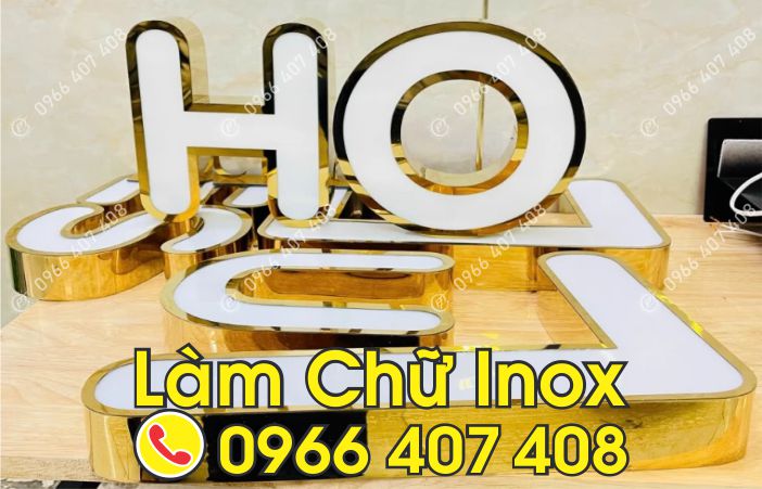 làm chữ nổi inox - Giá Trọn Gói, Liên Hệ: 0966.407.408 làm chữ nổi inox - Giá Trọn Gói