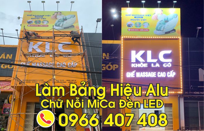 làm nhôm alu giá rẻ - chữ mica đèn LED - Liên hệ: 0966.407.408 làm nhôm alu giá rẻ - chữ mica đèn LED