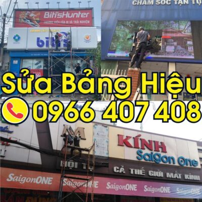 sửa bảng hiệu