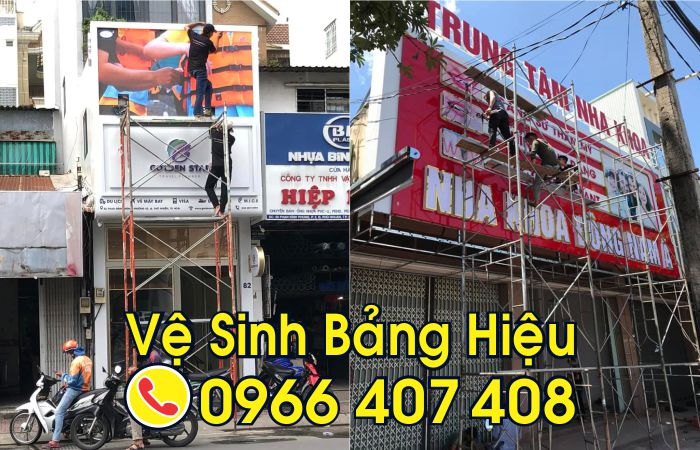 sửa bảng hiệu đèn led - vệ sinh sửa màn hình led