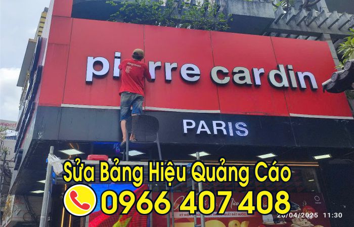 sửa bảng hiệu quảng cáo - sửa bảng hiệu đèn led