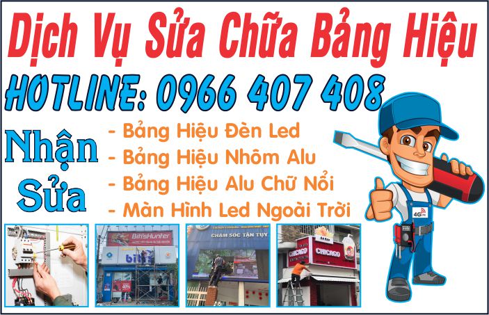 sửa bảng hiệu tại thành phố hồ chí minh
