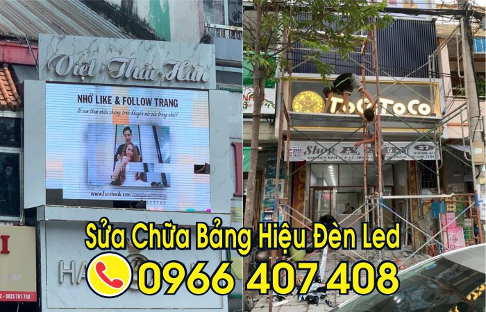 sửa màn hình led - sửa bảng hiệu đèn led