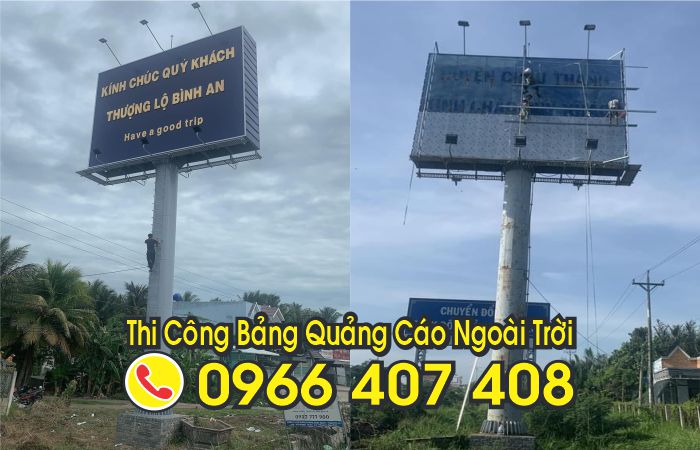 thi công pano billboard giá rẻ - nhận sửa chữa pano, billboard ngoài trời