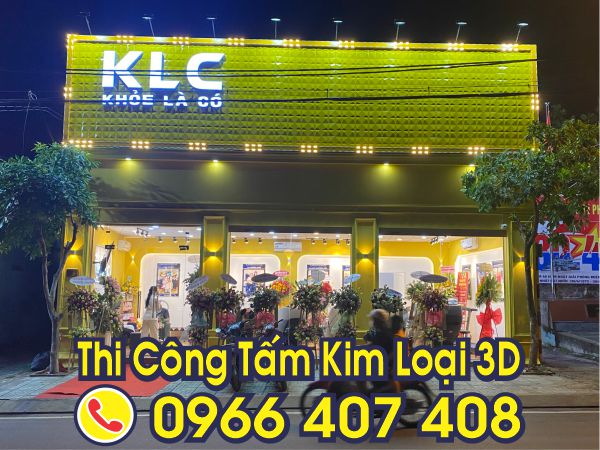 thi công tấm kim loại 3d giá rẻ