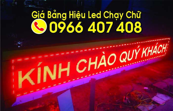 giá bảng hiệu led chạy chữ - bảng hiệu led chạy chữ tại hồ chí minh