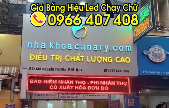 giá bảng hiệu led chạy chữ tp.hcm - làm bảng hiệu led chạy chữ tại hồ chí minh giá rẻ