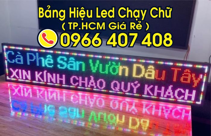 làm bảng hiệu led chạy chữ giá rẻ - giá bảng hiệu led chạy chữ