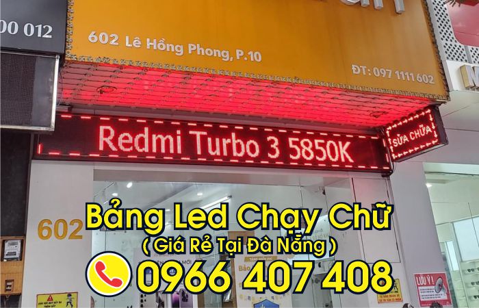 bảng hiệu led chạy chữ đà nẵng - giá bảng hiệu led chạy chữ tại đà nẵng