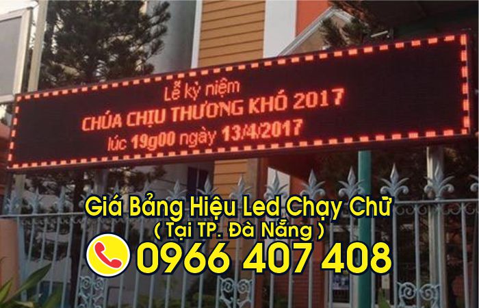 giá bảng led chạy chữ đà nẵng