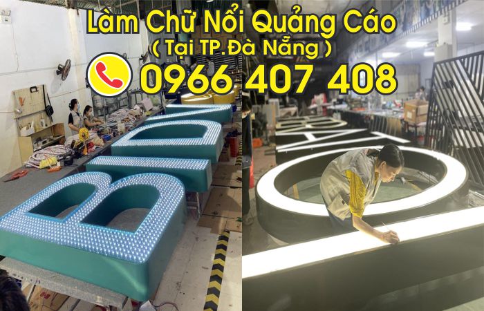 làm chữ nổi quảng cáo tại đà nẵng giá rẻ