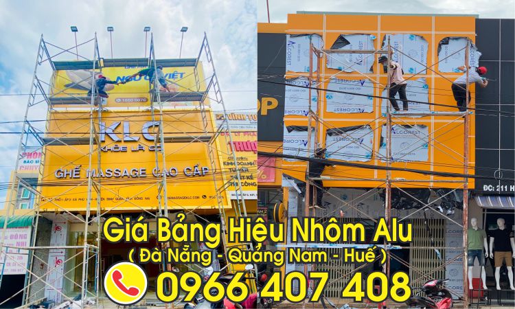 làm bảng hiệu alu tại đà nẵng - quảng nam - huế