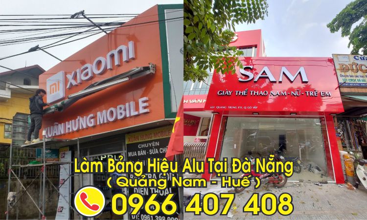 làm bảng hiệu alu tại đà nẵng