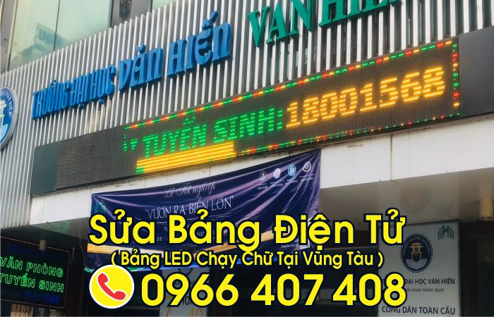 sửa bảng điện tử led chạy chữ - sửa bảng led tại vũng tàu