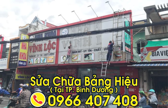 sửa bảng hiệu tại bình dương