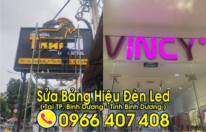 sửa bảng led tại bình dương - sửa bảng hiệu đèn led tại bình dương