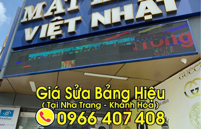 giá sửa bảng hiệu tại nha trang - tỉnh khánh hòa - Liên hệ: 0966.407.408 giá sửa bảng hiệu tại nha trang - tỉnh khánh hòa