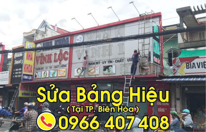 sửa bảng hiệu tại biên hòa