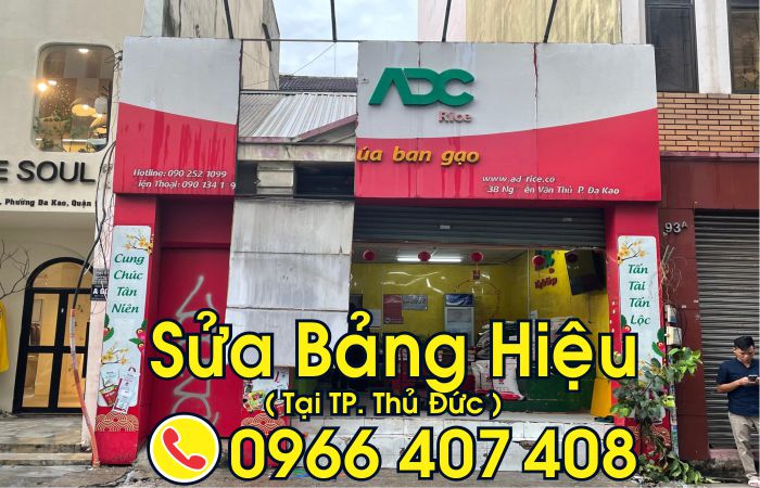 sửa bảng hiệu tại thủ đức