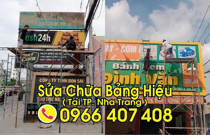 sửa bảng led tại nha trang - sửa chữa bảng hiệu tại nha trang