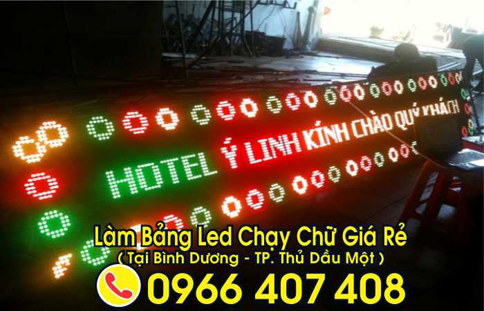 làm bảng led chạy chữ tại bình dương giá rẻ - giá bảng hiệu led chạy chữ tại bình dương