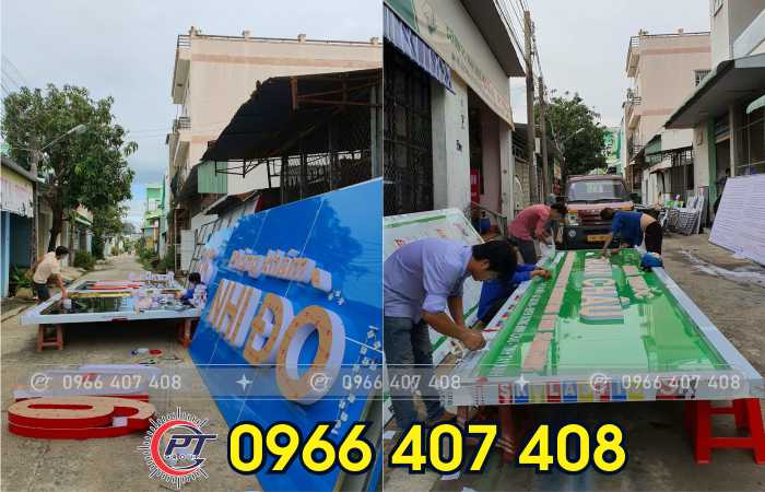 gia công thi công bảng hiệu giá rẻ - thi công bảng hiệu tại hồ chí minh