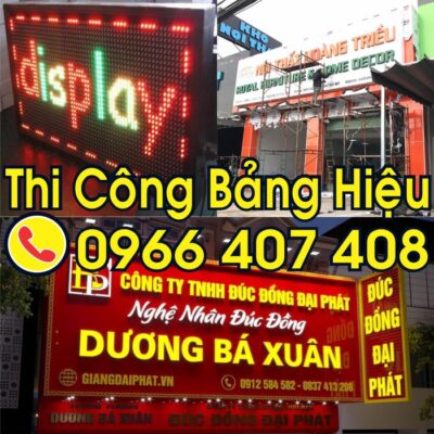 giá thi công bảng hiệu
