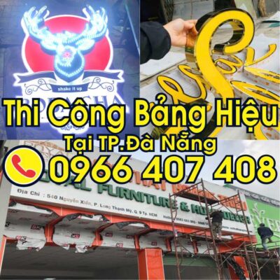 thi công bảng hiệu tại đà nẵng
