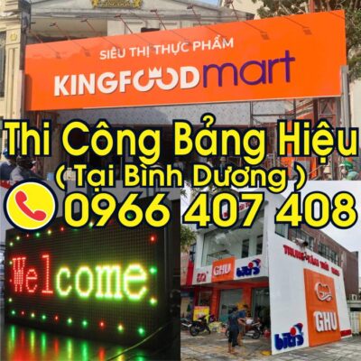 giá thi công bảng hiệu bình dương