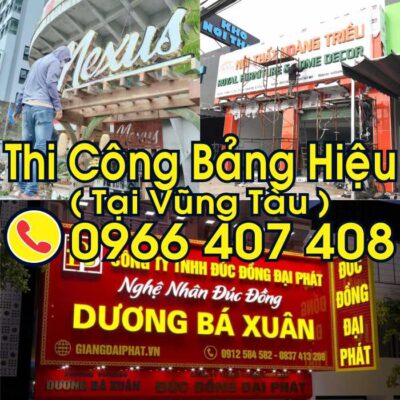 giá thi công bảng hiệu vũng tàu