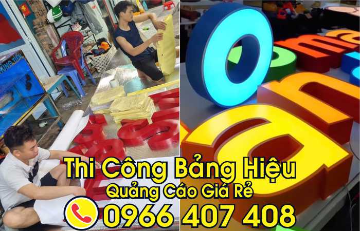 giá thi công bảng hiệu vũng tàu - thi công bảng hiệu tại vũng tàu giá rẻ