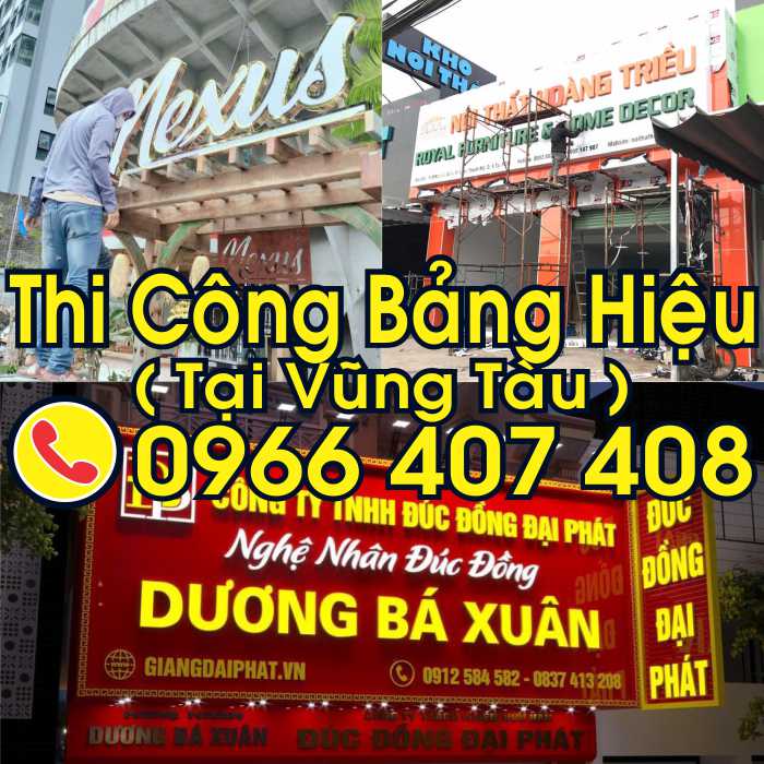 giá thi công bảng hiệu vũng tàu