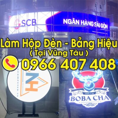 giá hộp đèn bảng hiệu tại vũng tàu