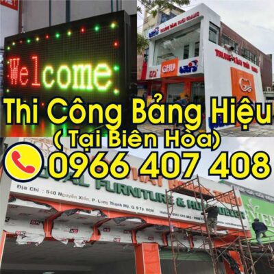 giá thi công bảng hiệu biên hòa
