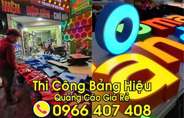 giá thi công bảng hiệu nha trang - thi công bảng hiệu tại nha trang giá rẻ