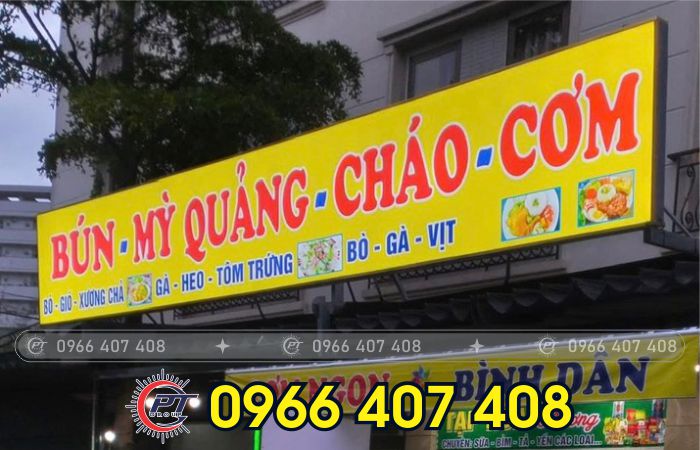 làm bảng hiệu hộp đèn tại vũng tàu