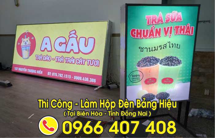 làm hộp đèn bảng hiệu tại biên hòa giá rẻ - làm bảng hiệu hộp đèn tại biên hòa - giá hộp đèn bảng hiệu tại biên hòa