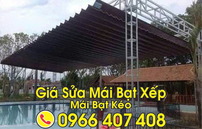 giá thay bạt mái xếp mái kéo - môtơ, remote không hoạt động
