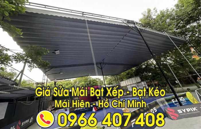 giá thay bạt mái xếp mái kéo - sửa mái bạt xếp bạt kéo tại hồ chí minh