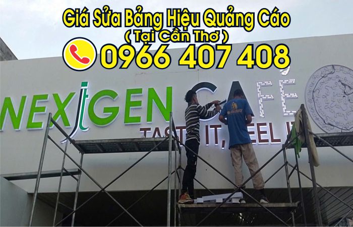 sửa bảng hiệu quảng cáo cần thơ - giá sửa bảng hiệu tại cần thơ - Liên hệ: 0966.407.408 sửa bảng hiệu quảng cáo cần thơ - giá sửa bảng hiệu tại cần thơ
