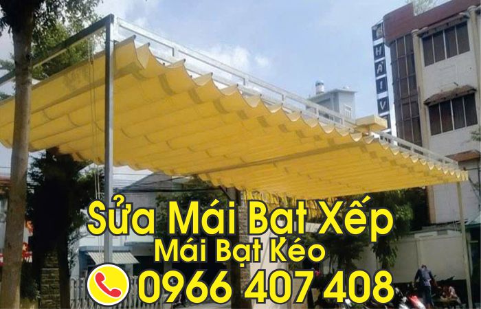 sửa mái bạt xếp bạt kéo - sửa mái bạt xếp bạt kéo tại hồ chí minh