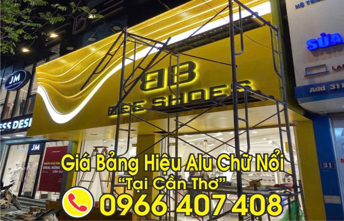 Chữ nổi mica đèn LED - làm bảng hiệu nhôm alu cần thơ giá rẻ - Liên hệ: 0966.407.408 Chữ nổi mica đèn LED - làm bảng hiệu nhôm alu cần thơ giá rẻ