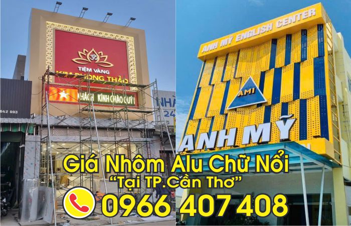 Giá - làm bảng quảng cáo alu tại cần thơ - Liên hệ: 0966.407.408 Giá - làm bảng quảng cáo alu tại cần thơ